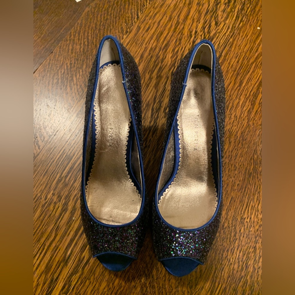 COPY - 💙 Navy Blue Glitter Heels Sz 9